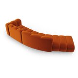 Micadoni Home Oranžna kotna sedežna garnitura (desni kot) Lupine – | Shoptok.si