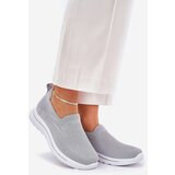 EVENTO Boto Women's Fabric Slip-On Sneakers Gray Adiora | Eponuda.ba
