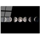 Wallity Staklena slika 100x70 cm Moon Phases - Cijene