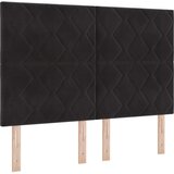 vidaXL Postelja Črna 140x200 cm Žamet, (22049537) | Shoptok.si