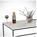 Woody Fashion Club sto Zinus, 95x43x55 cm, Bijelo-crni | Eponuda.ba