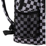 Kruzzel školski ruksak s torbom za tjelesni, crni karirani, 22 l, 45 cm | shoptok.hr