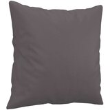  Kavč dvosed z okrasnimi blazinami siv 120 cm umetno usnje, (20910946) | Shoptok.si