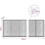  Gabion s žicom debljine 3 5 mm i mrežom 5x2 5 cm 1050x20x100 cm - 20 cm 100 cm 1050 cm | shoptok.hr