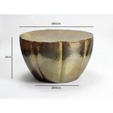 MID.YOU KLUBSKA MIZA, zlate barve | Shoptok.si