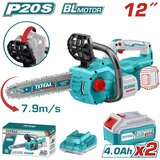 Total Akumulatorska lanac pila 20V/7,9m/s/ 300mm/P20S/ INDUSTRIAL (SET Baterija 2x4Ah, Punjač) (TGSLI201286) | shoptok.hr
