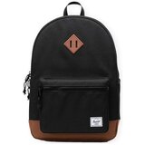 Herschel Nahrbtniki Heritage Youth Backpack - Black/Saddle Brown Črna Cene