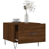  Stolić za kavu smeđa boja hrasta 50x50x40 cm konstruirano drvo | shoptok.hr