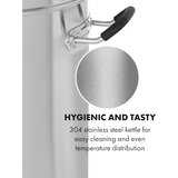 Klarstein Brauheld Pro, kotel za slad, 3300 W, 45 L, 30 - 100 °C, obtočna črpalka, plemenito jeklo | Shoptok.si