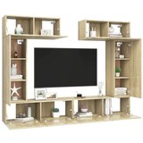 Komplet TV omaric 6-delni sonoma hrast iverna plošča, (20914241) | Shoptok.si
