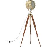 vidaXL Trinožna stoječa svetilka trden mangov les 165 cm, (20618338) Cene