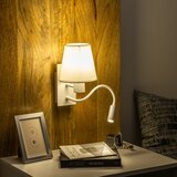  Brilagi - LED zidna lampa NUBILA 1xE27/25W/230V + LED/3W bela | Eponuda.com