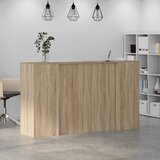  Recepcijski stol 180x50x103,5 cm od konstruiranog drva | shoptok.hr