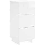  Komoda Bijela visokog sjaja 33.5 x 34.5 x 75 cm - Bijela visokog sjaja | shoptok.hr