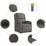  Električni masažni stol s funkcijo vstajanja sivo ume | Shoptok.si