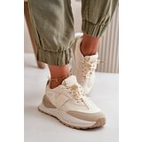 Kesi Women's platform sneakers beige Nevelaine | shoptok.hr