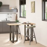  Noge za barski stol T-oblika 2 kom Crne 60x35x(90-91) cm Čelik | Eponuda.ba