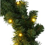  Božićni vijenac Zelena Ø 50 cm PVC 25 LED lampica | shoptok.hr