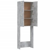 Ormarić za perilicu rublja siva boja betona 64 x 25,5 x 190 cm | shoptok.hr