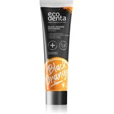 Ecodenta Expert Black Orange Whitening crna zubna pasta za izbjeljivanje bez fluorida okus pomeranč 100 ml | shoptok.hr