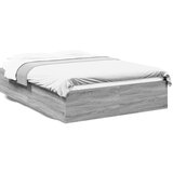Maison Chic Posteljni okvir - Dvoposteljna postelja - Zakonska postelja siva sonoma 120x190 cm inženirski les-J15126, (21776979) | Shoptok.si
