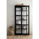 Ellos Home Crna vitrina od MDF-a 98x193x34 cm Wilma – | shoptok.hr