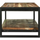 vidaXL Stolić za kavu Višebojni 120x50x38 cm od čvrstog drva | shoptok.hr