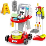 Woopie set za čišćenje na kolicima, crveni, 29 el. | shoptok.hr