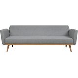 Livetastic ZOFA S POSTELJNO FUNKCIJO, svetlo siva tekstil | Shoptok.si