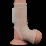 Knights prsten sa navlakom za skrotum i vibracijom — TPE, 13,3 cm — LVTOY00640