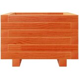  Vrtno cvetlično korito vošč. rjavo 40x40x26,5 cm trdna borovina, (21255640) | Shoptok.si