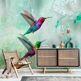  Foto tapeta - Colourful Hummingbirds (Green) 250x175 Premium | shoptok.hr