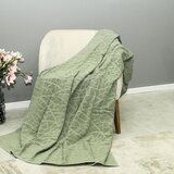 Dekordom frotir prekrivač stone 200x210 - dark green Cene