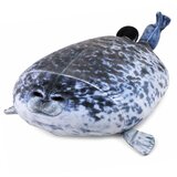  Plišana maskota tuljana, prirodna boja, siva, 38 cm | shoptok.hr