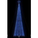 vidaXL Osvetljena novoletna jelka s konicami 1534 LED modra 500 cm | Shoptok.si