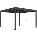 Bioklimatska pergola INTRO DUO 4×4 m, aluminij – samostojeća, dvo-zonska