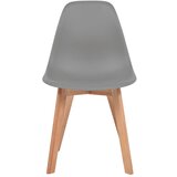 Furnova Jedilni stoli 2 kosa siva plastika, (21928864) | Shoptok.si