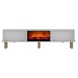 Hanah home tv polica polen bohem fireplace - white | Eponuda.com