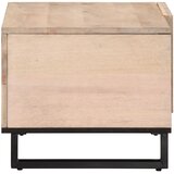  Stolić za kavu bijeli 80x51x40 cm od masivnog drva manga | Eponuda.com