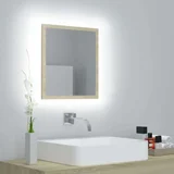 lED kupaonsko ogledalo boja hrasta sonome 40 x 8,5 x 37 cm drvo