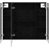  Kupaonski ormar s ogledalom Crni hrast 83,5 x 15,5 x 70 cm | shoptok.hr