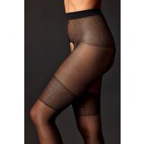 Astratex Čarape s gaćicama Noir s otvorenim međunožjem 20 DEN | shoptok.hr