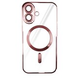 Magsafe silikonska maska za iphone 16+/ roza
