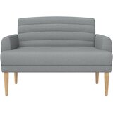  Ljubavni kauč s gumbima Svjetlosiva 116 x 67 x 80 cm Tkanina | Eponuda.ba