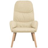  Stolica za opuštanje od tkanine krem | shoptok.hr