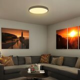  LED kupatilsko stropno svetlo 36 W, 230 V, IP44, 4000 K, prečnik 35 cm, crno | Eponuda.com