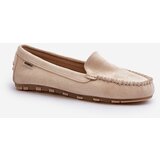 Boto Women's Beige Faux Suede Moccasins Amrutia | Shoptok.si