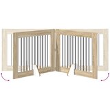  Vrata za pse s postoljem 4 pcs Hrast sonoma 100 x 80 cm | shoptok.hr