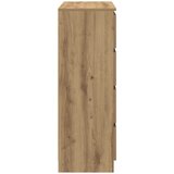  Komoda boja hrasta artisan 80x35x99 cm konstruirano drvo | Eponuda.com