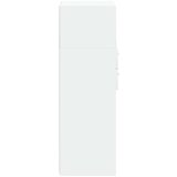  Visoka komoda bijela 45 x 42,5 x 124 cm od konstruiranog drva | Eponuda.ba